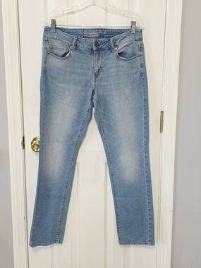 American Eagle Outfitters Light Blue Skinny Jeans 10 Short